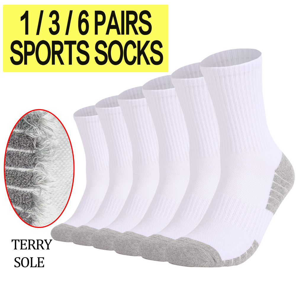Athletic Sock Cushion - 1/3/6 paar dikke heren dames wandelsokken