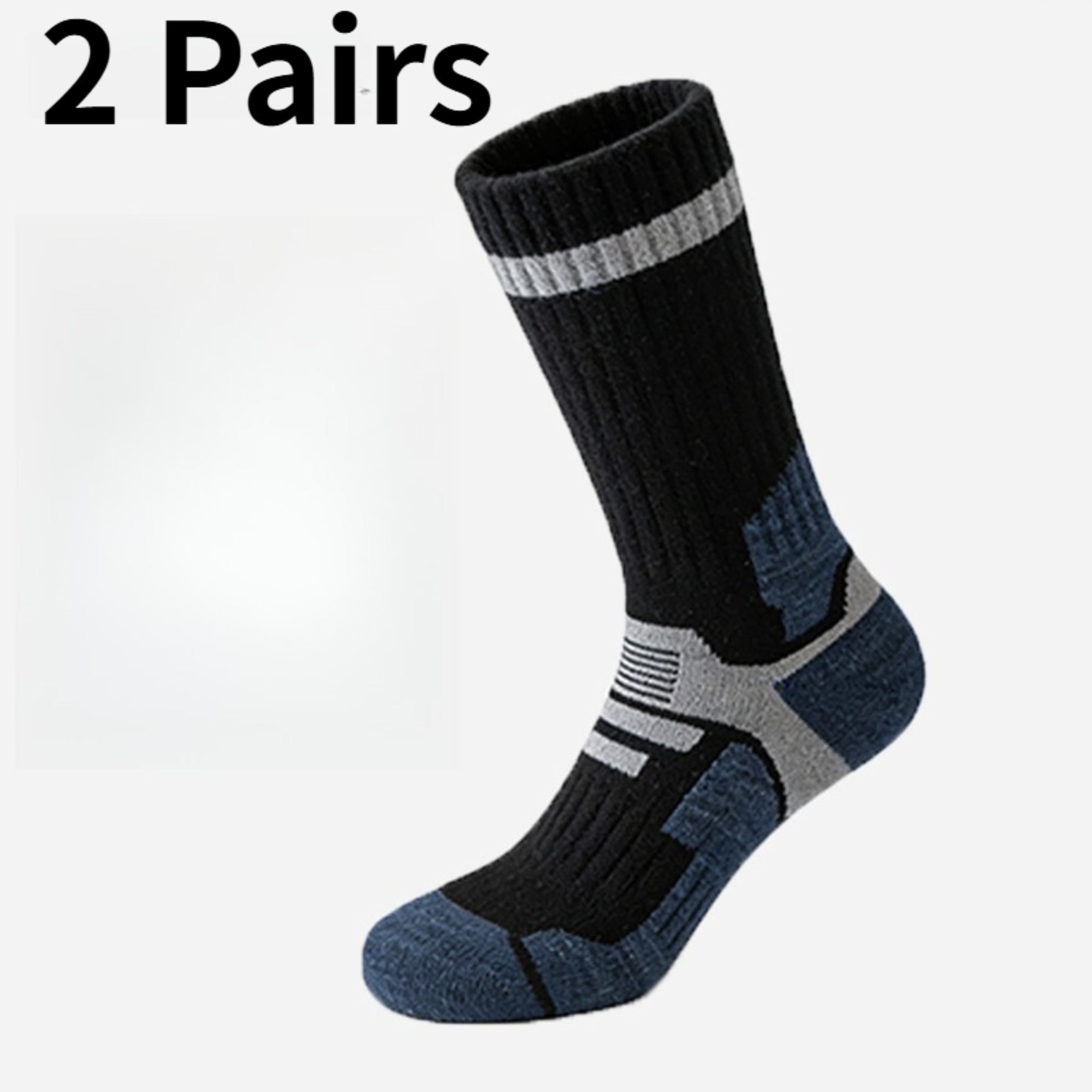 Wool Hiking Sock - 1/2Pairs Mannen Merino Wollen Sokken Winter