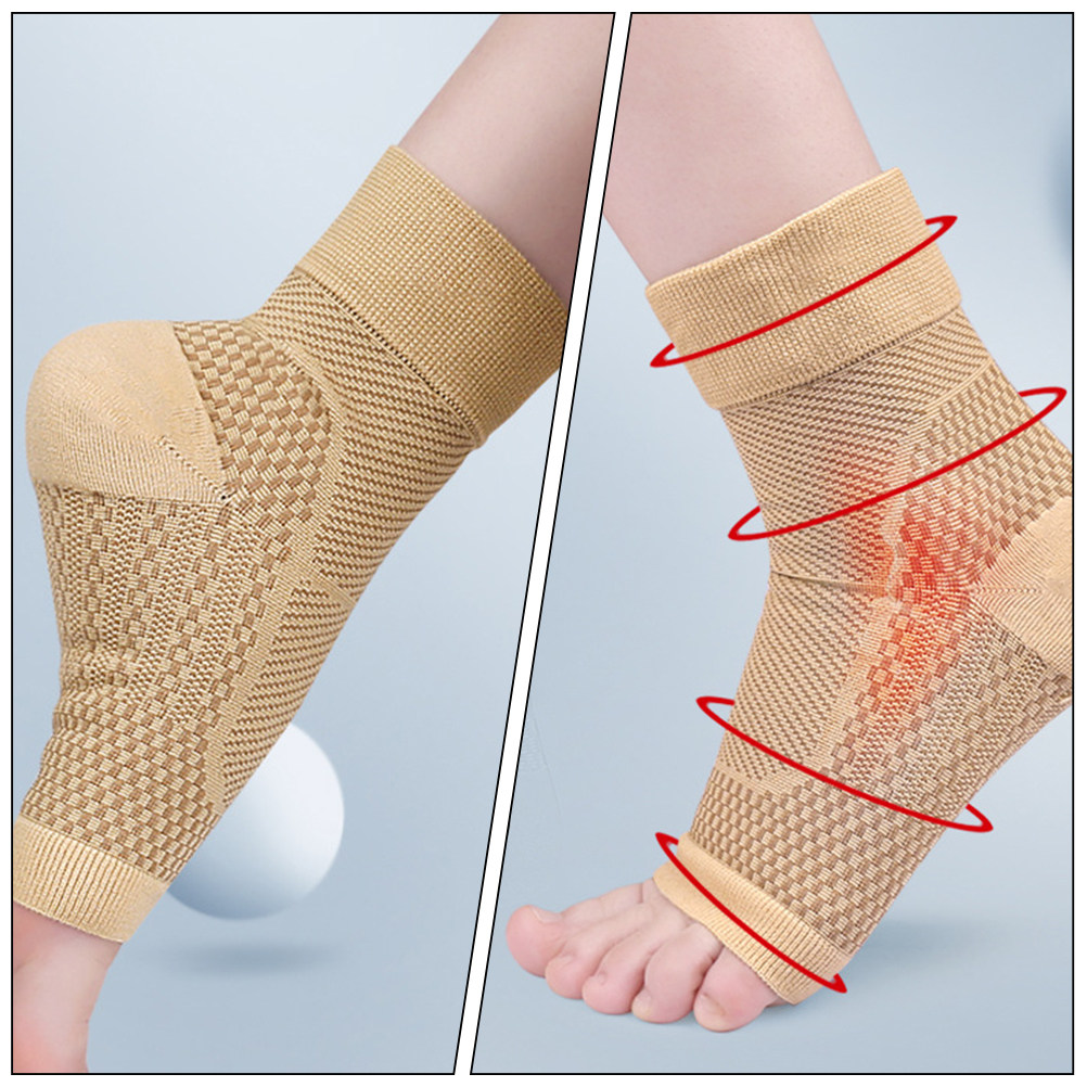Ankle Brace Sock - 1 paar enkelcompressiebandjes, plantaire fasciitis sokken,