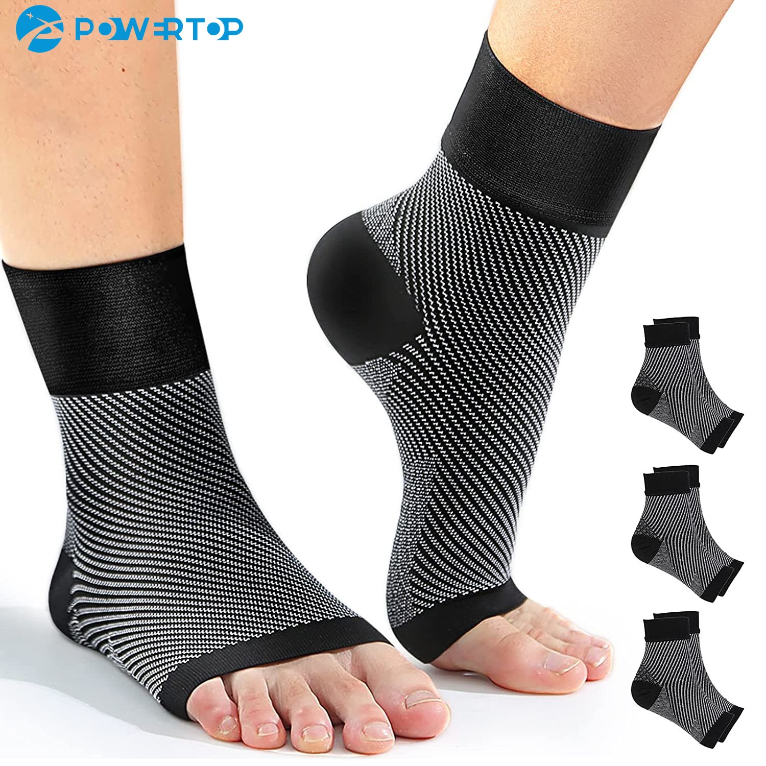 1 paar Fasciitis Plantaris Com - Ankle Brace Sock recensie en prijs