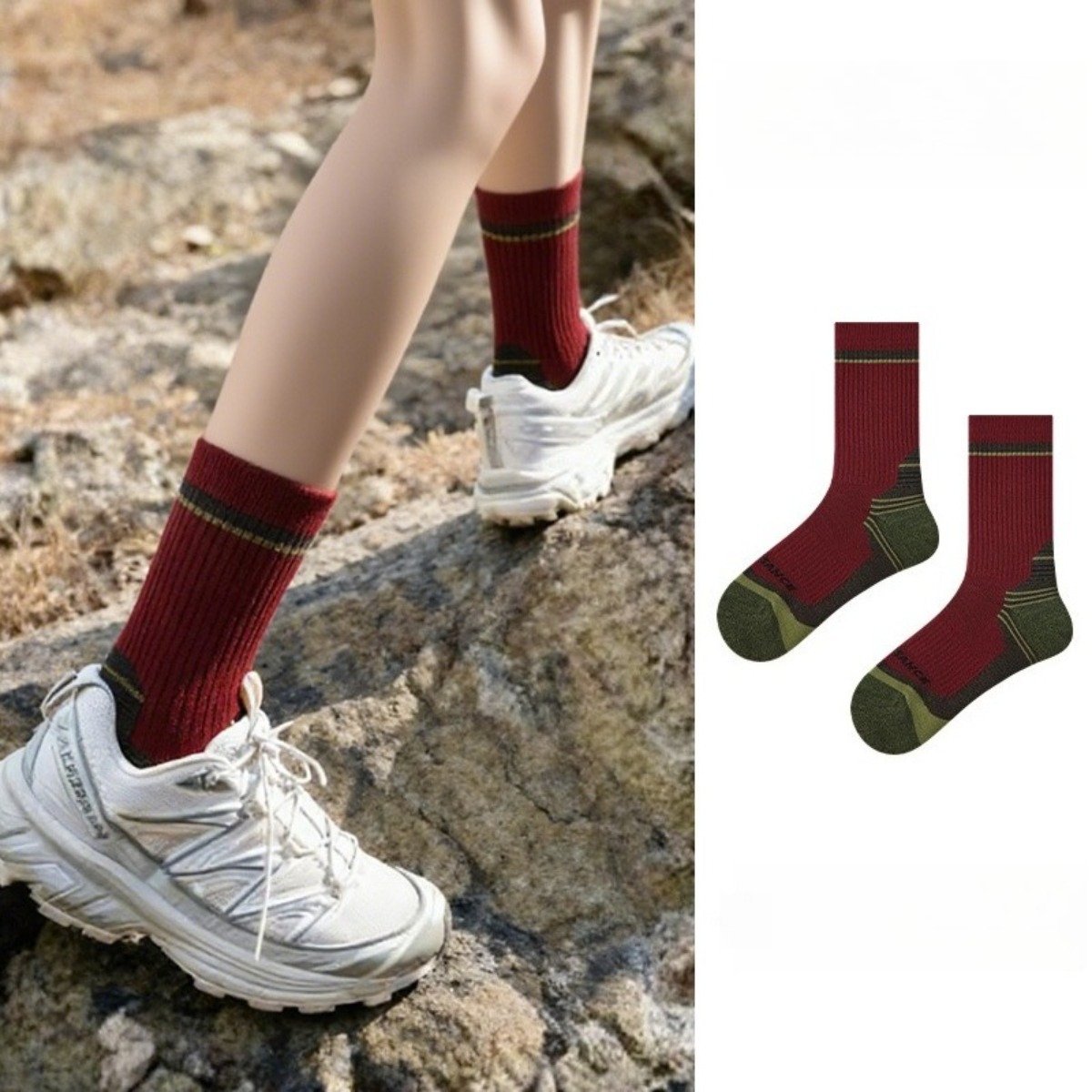 Heren Dames Merinowollen sokke - Wool Hiking Sock recensie en prijs