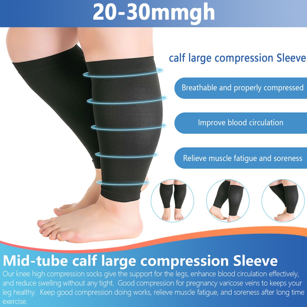 1 paar Fitness Running Compres - Compression Sleeve Calf recensie en prijs