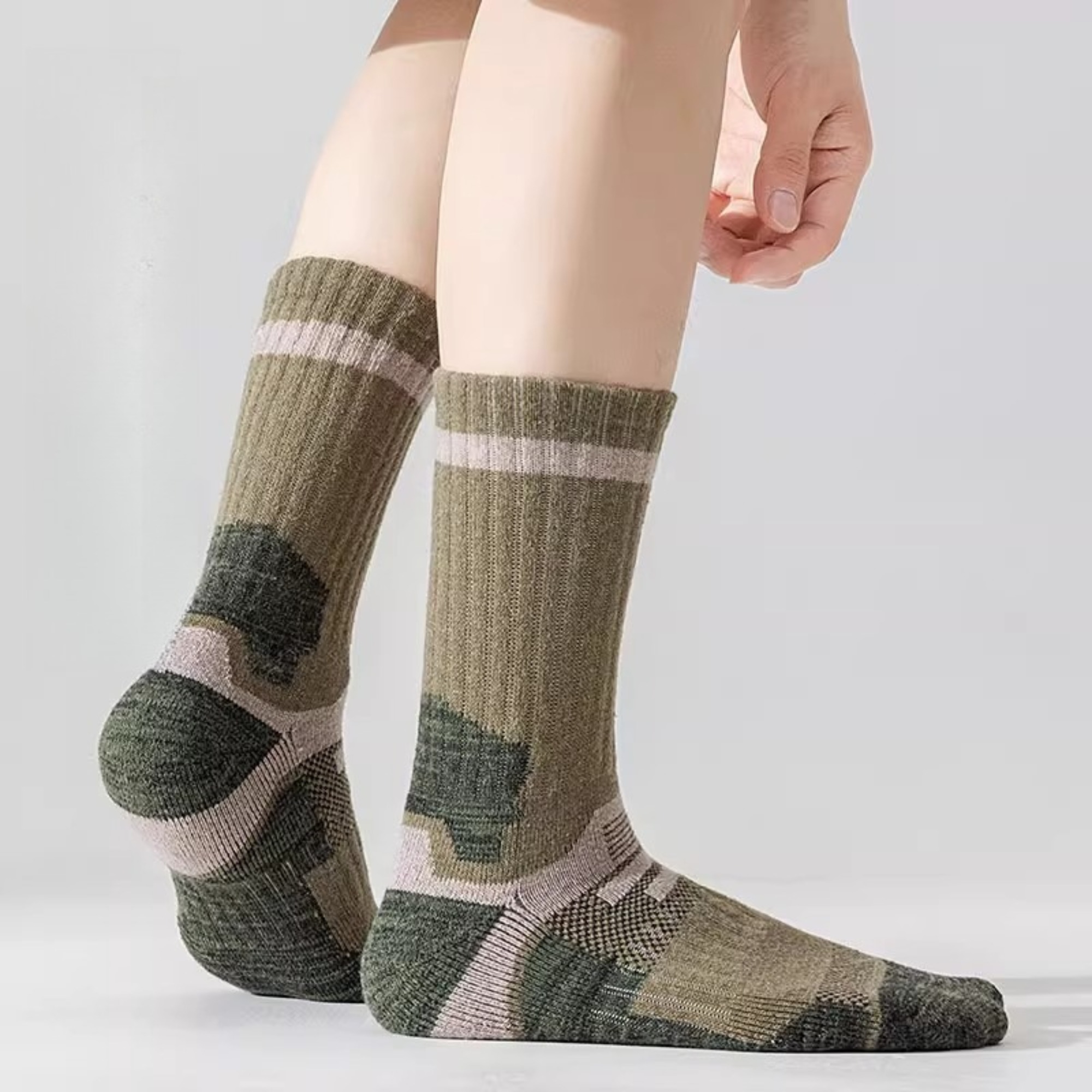 1/2Pairs Mannen Merino Wollen  - Wool Hiking Sock recensie en prijs