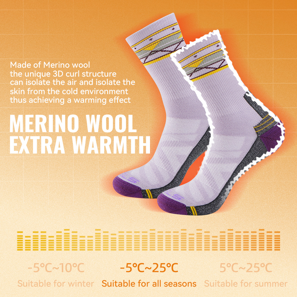 WRELS 1/2/3 paar merinowol wan - Wool Hiking Sock recensie en prijs